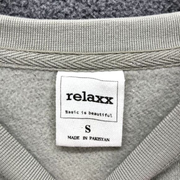 Relaxx Sweatshirt Womens Small Cowgirl Graphic oversized Crop Top Sweater - Picture 10 of 15